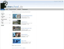 Tablet Screenshot of cineschool.ph-freiburg.de